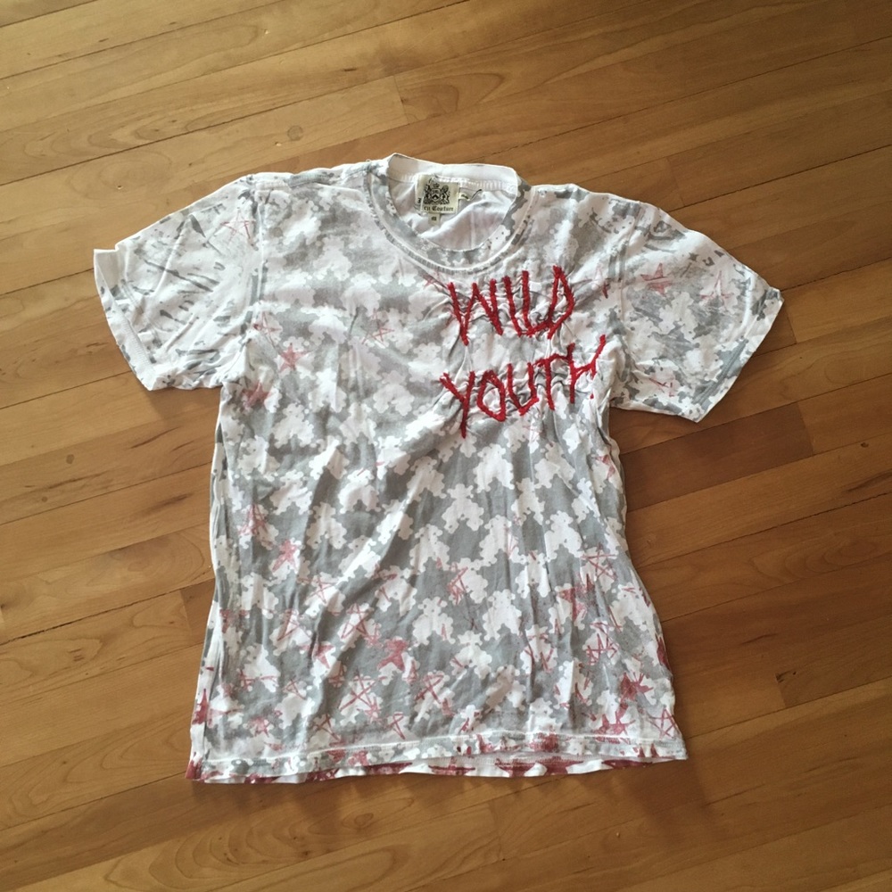 Juicy Couture distressed top